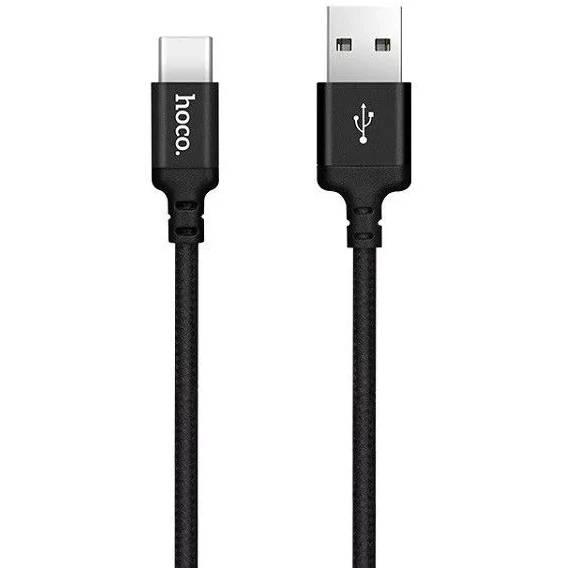 Кабель USB2.0 (M) - USB2.0 Type-C (M), 1м, Hoco X14 (6957531062868), черный