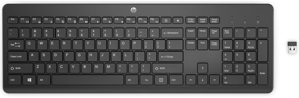 Клавиатура HP 230 (3L1E7AA), черный