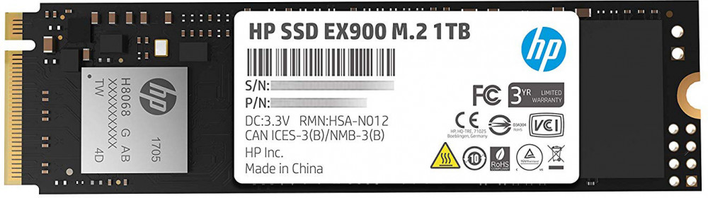 1Tb SSD HP EX900 5XM46AA, (2150/1815), NVMe M.2
