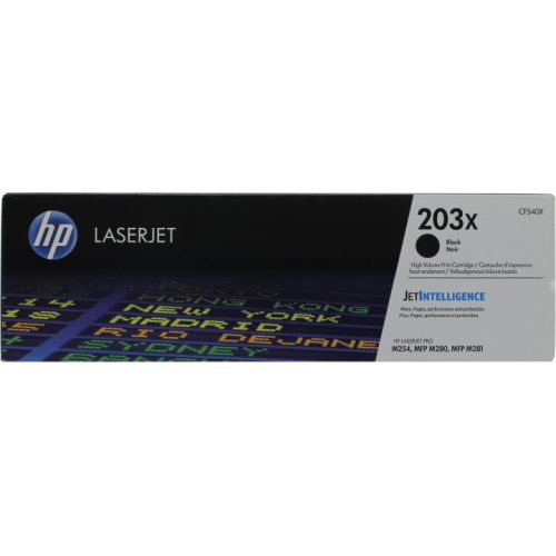 Картридж HP 203X, черный CF540X