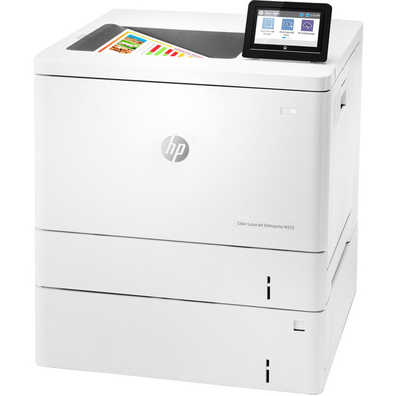Принтер HP Color LaserJet Enterprise M555x (7ZU79A), А4