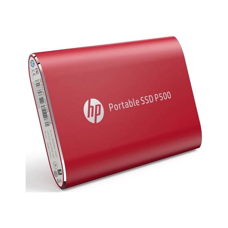 Внешний SSD 1Tb HP P500 1F5P5AA, USB Type-C, Red