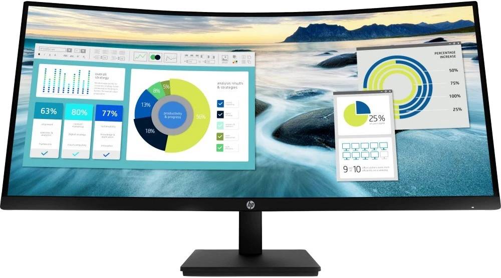 Монитор 34" HP P34hc G4 (21Y56AS), 3440x1440, VA, 60Hz, Speakers (HDMI, DP, USB Type-C)