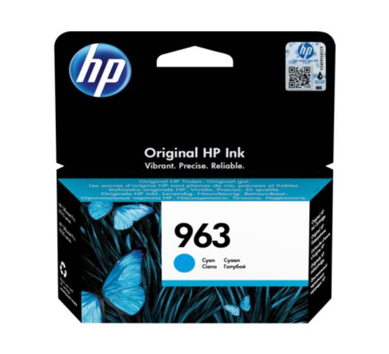 Картридж HP 963, голубой 3JA23AE
