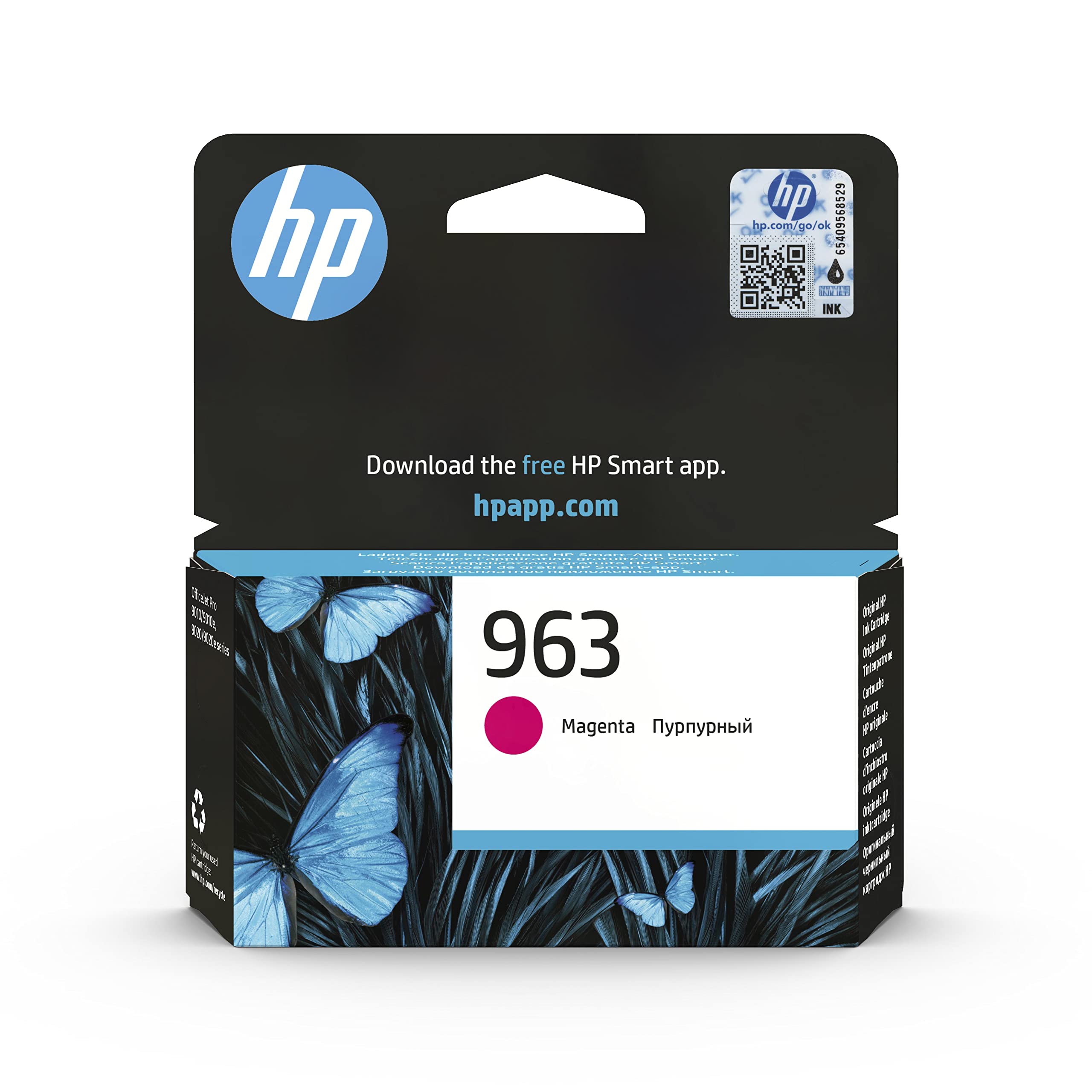 Картридж HP 963, пурпурный 3JA24AE