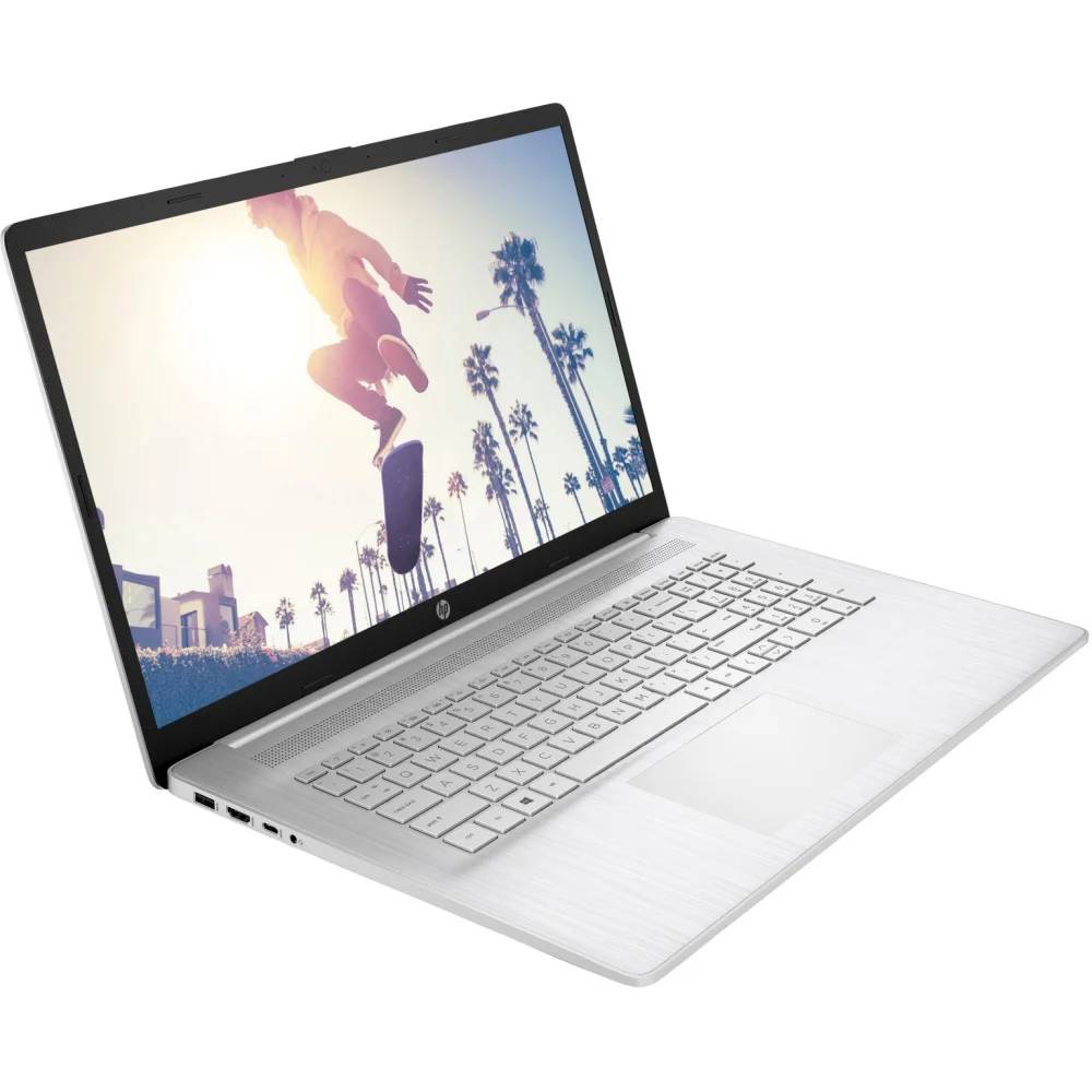 Ноутбук HP 17-cp0204nw (4H3B3EA), 17.3" IPS, Ryzen 5 5500U/ 8Gb/ 512SSD/ W11/ Silver