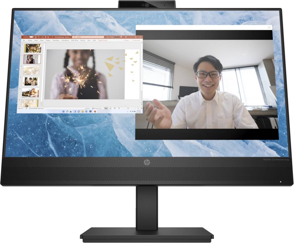 Монитор 23.8" HP M24m (678U5AA), 1920x1080, IPS, 75Hz, Speakers (HDMI, DP, USB Type-C)