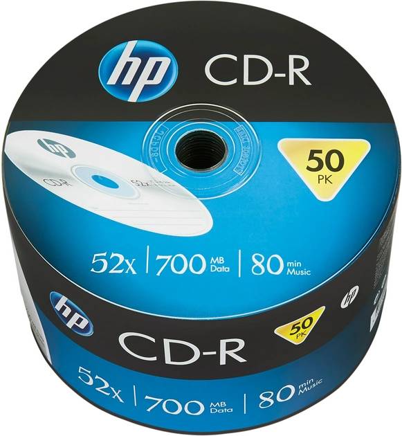 CD-R disk 52x/700Mb HP 69300 50шт в пленке