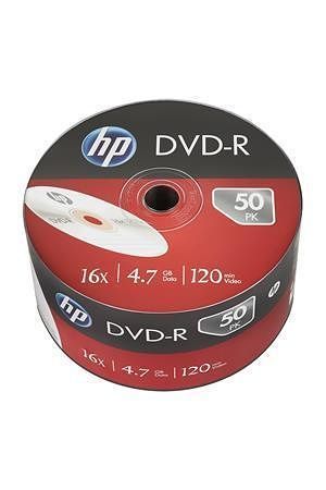 DVD-R 4.7Gb 16x HP 69303, 50шт туба