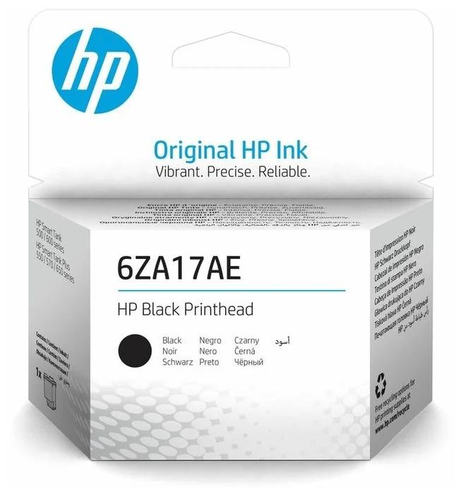 Печатающая головка HP 6ZA17AE, черный
