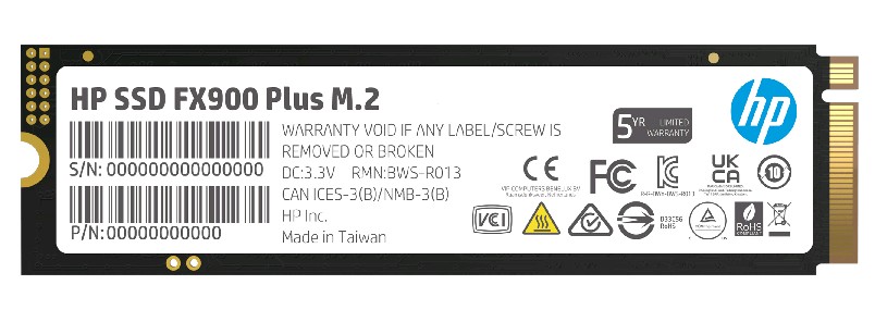512Gb SSD HP FX900 Plus 7F616AA, (7100/3800), NVMe M.2