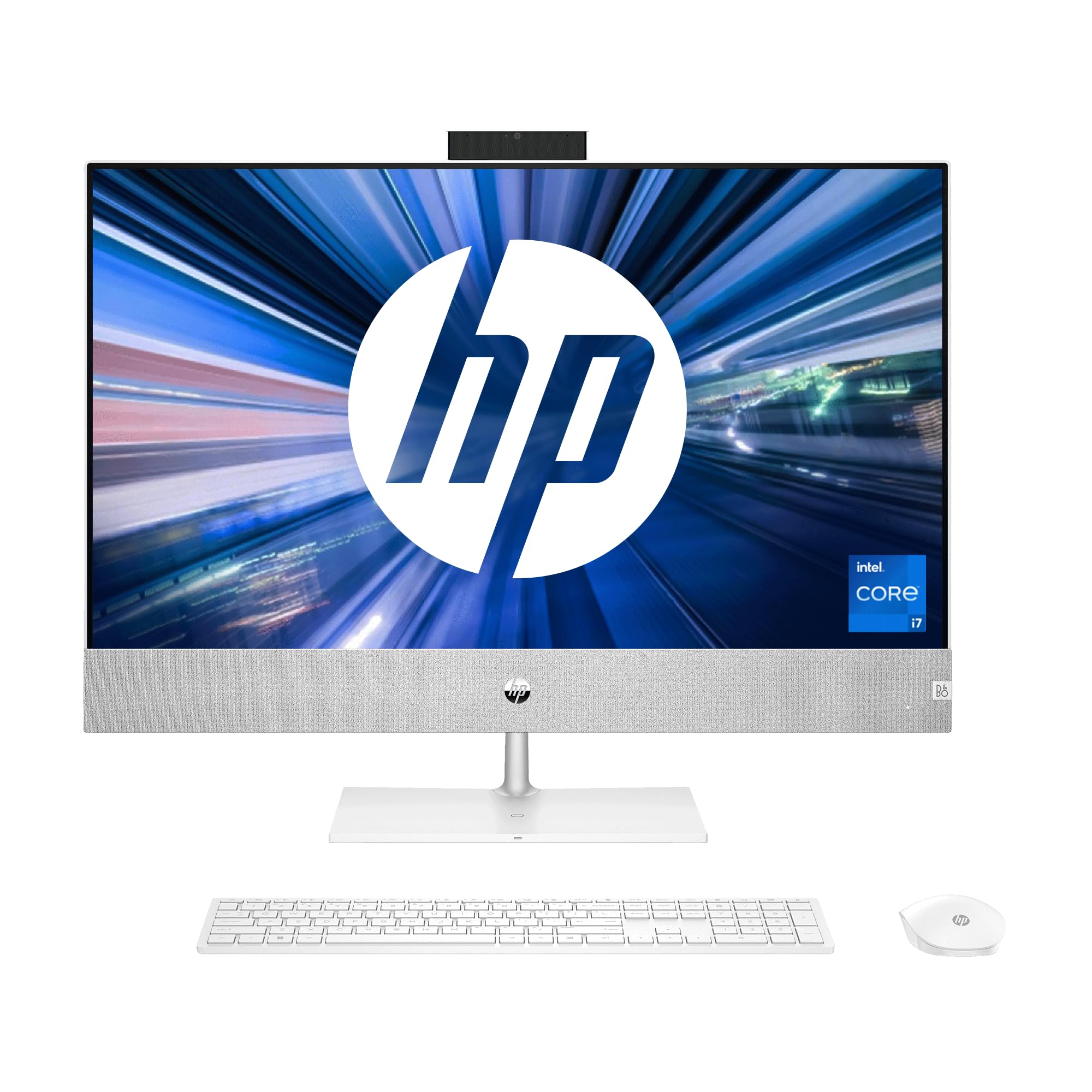 Моноблок HP Pavilion 27-ca2021ny (8G4J0EA), 27", Core i7 13700T/ 16Gb/ 512SSD/ RTX 3050 4GB/ White