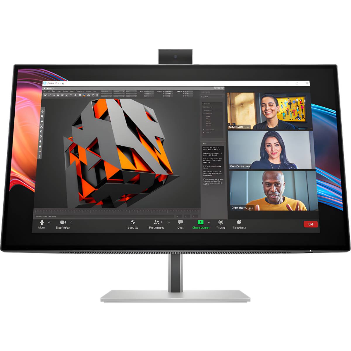 Монитор 27" HP 727pm Series 7 Pro (8K135AA), 3840x2160, IPS, 60Hz, Speakers, Webcam (HDMI, DP, USB Type-C, 2xThunderbolt 4)