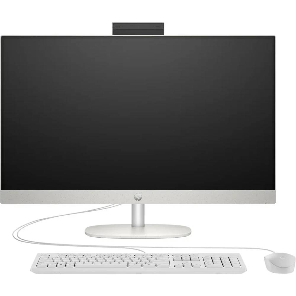 Моноблок HP 24-cr0072ci (9Q703EA), 23.8" IPS, Ryzen 5 7520U/ 16Gb/ 512SSD/ White