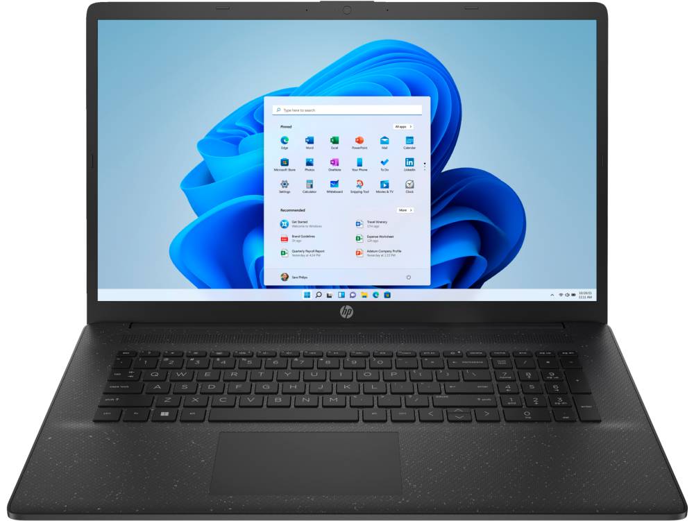 Ноутбук HP 17-cn2187ng (9Q9J5EA), 17.3" IPS, Core i3 1215U/ 8Gb/ 512SSD/ Black