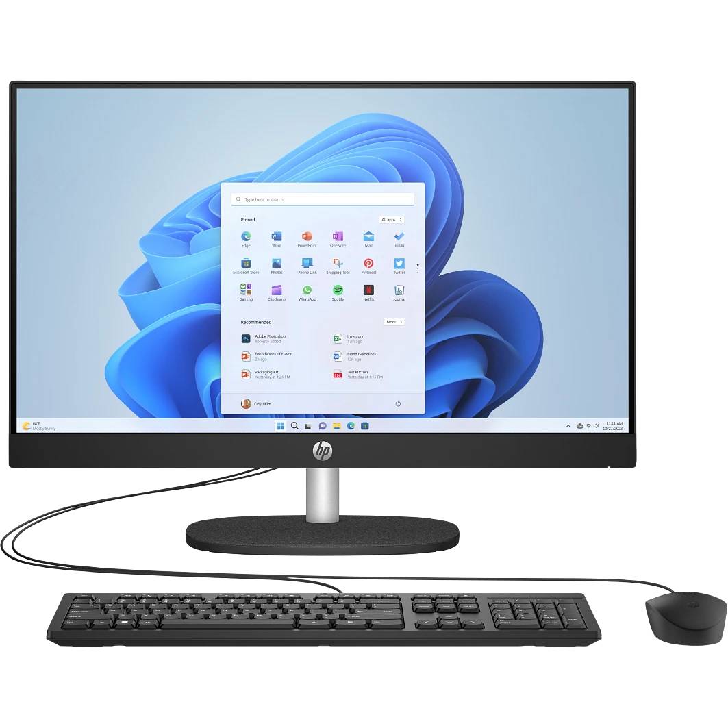Моноблок HP 24-cr1007ci (A16KSEA), 23.8" IPS, Core Ultra 5 125U/ 16Gb/ 512SSD/ Black