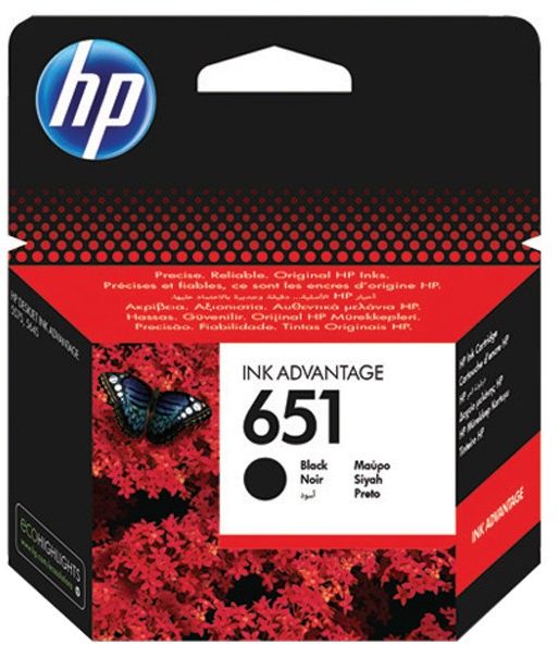 Картридж HP 651, черный C2P10AE