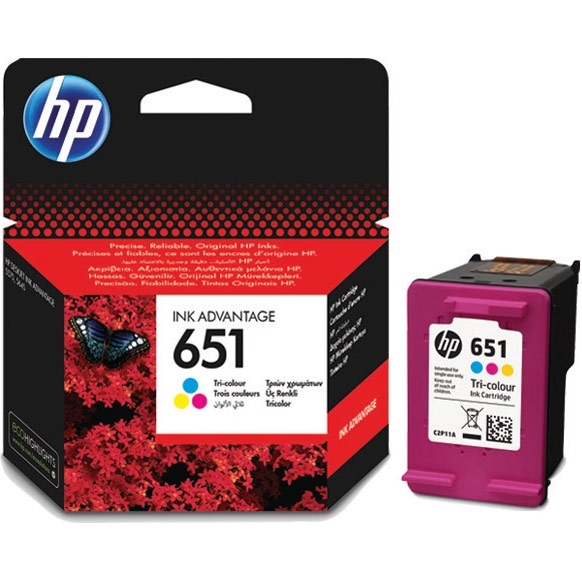 Картридж HP 651, цветной C2P11AE