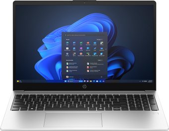 Ноутбук HP 250R G10 (C91W6AT), 15.6" IPS, Core 3 100U/ 8Gb/ 512SSD/ Silver