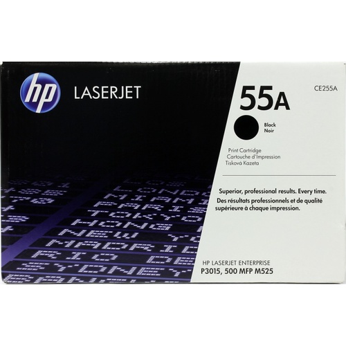 Картридж HP 55A, черный CE255A