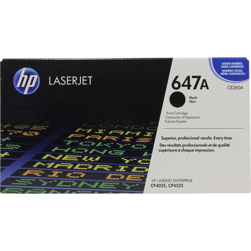 Картридж HP 647A, черный (CE260A)