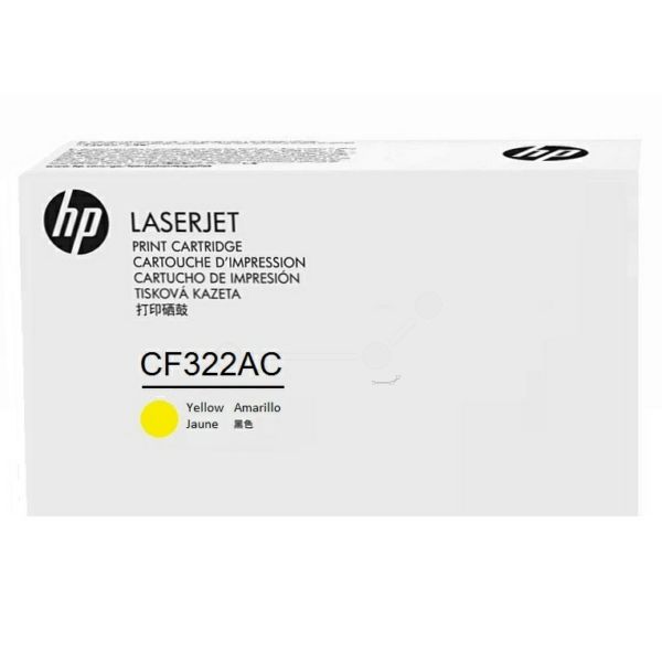 Картридж HP 653A, желтый CF322AC