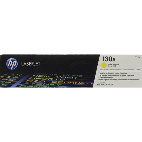 Картридж HP 130A, желтый CF352A