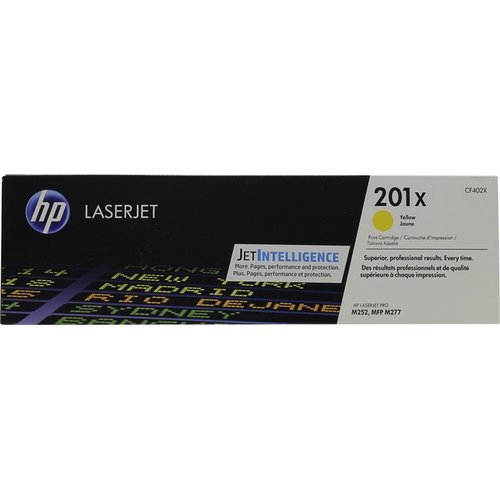 Картридж HP 201X, желтый CF402X