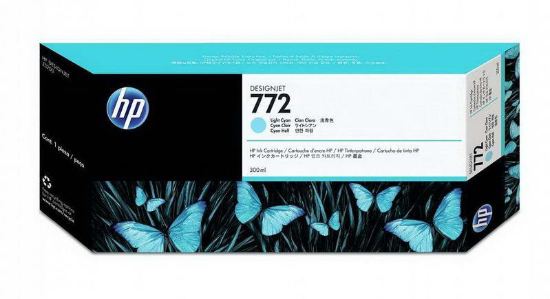 Картридж HP 772, светло-голубой CN632A