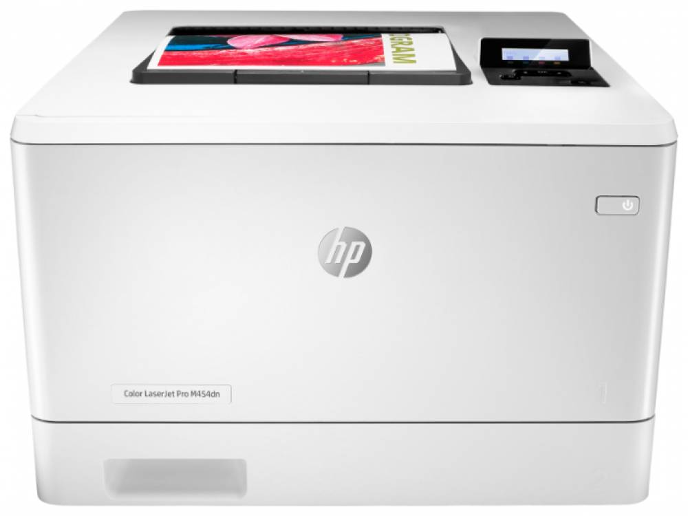 Принтер HP Color LaserJet Pro M454dn (W1Y44A), A4, цветной