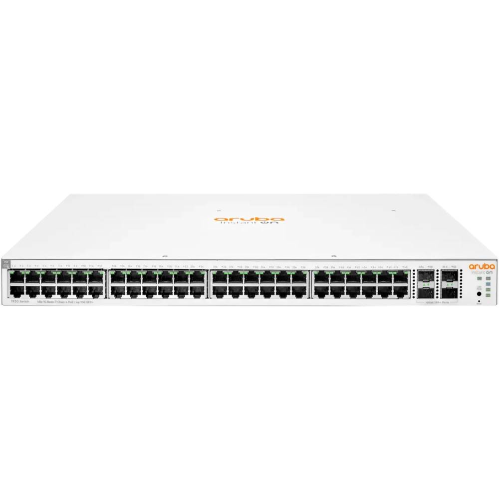 Коммутатор HPE JL686B Aruba Instant On, 48xLAN 1Gbps, 4xSFP+, PoE