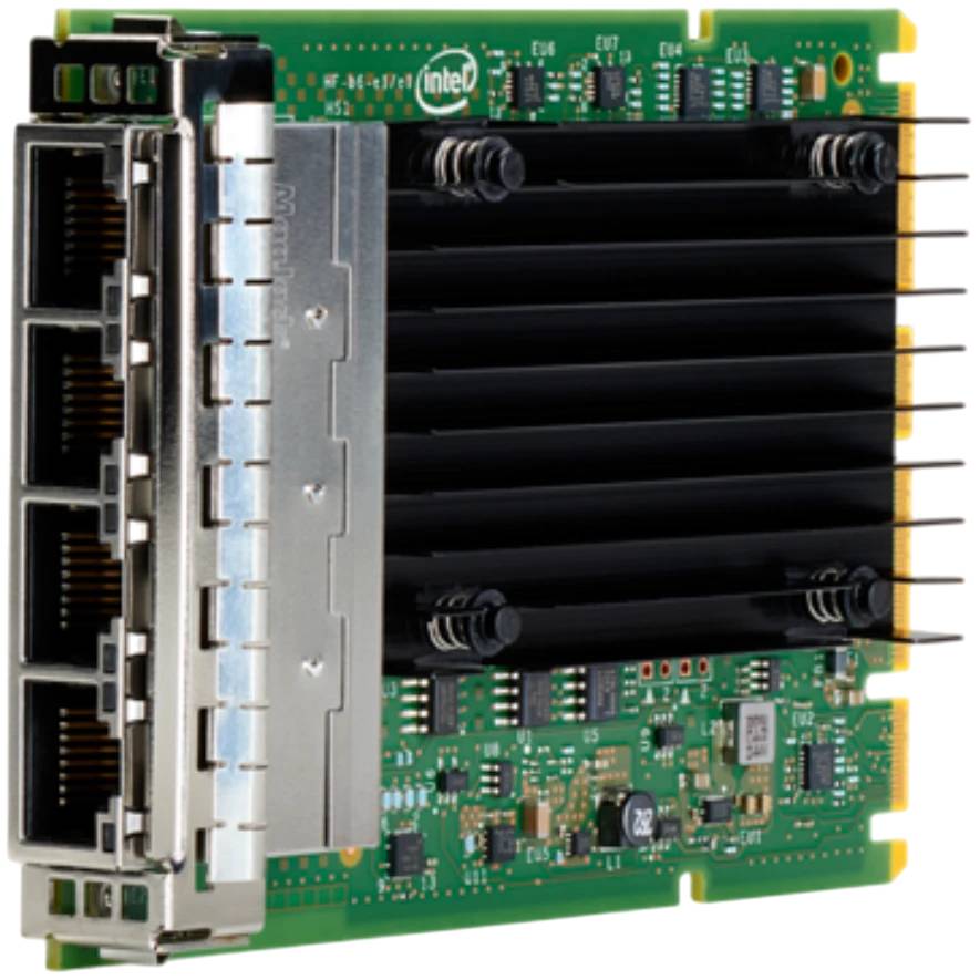 Сетевая карта HPE P08449-B21, 4xLAN 1Gbps, PCI-Ex4