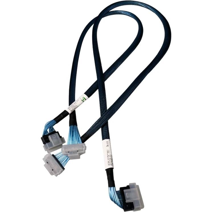 Кабель HPE P48910-B21, Slimline SAS x8 (SFF-8654) - Slimline SAS x8 (SFF-8654), 0.2м, 2шт.