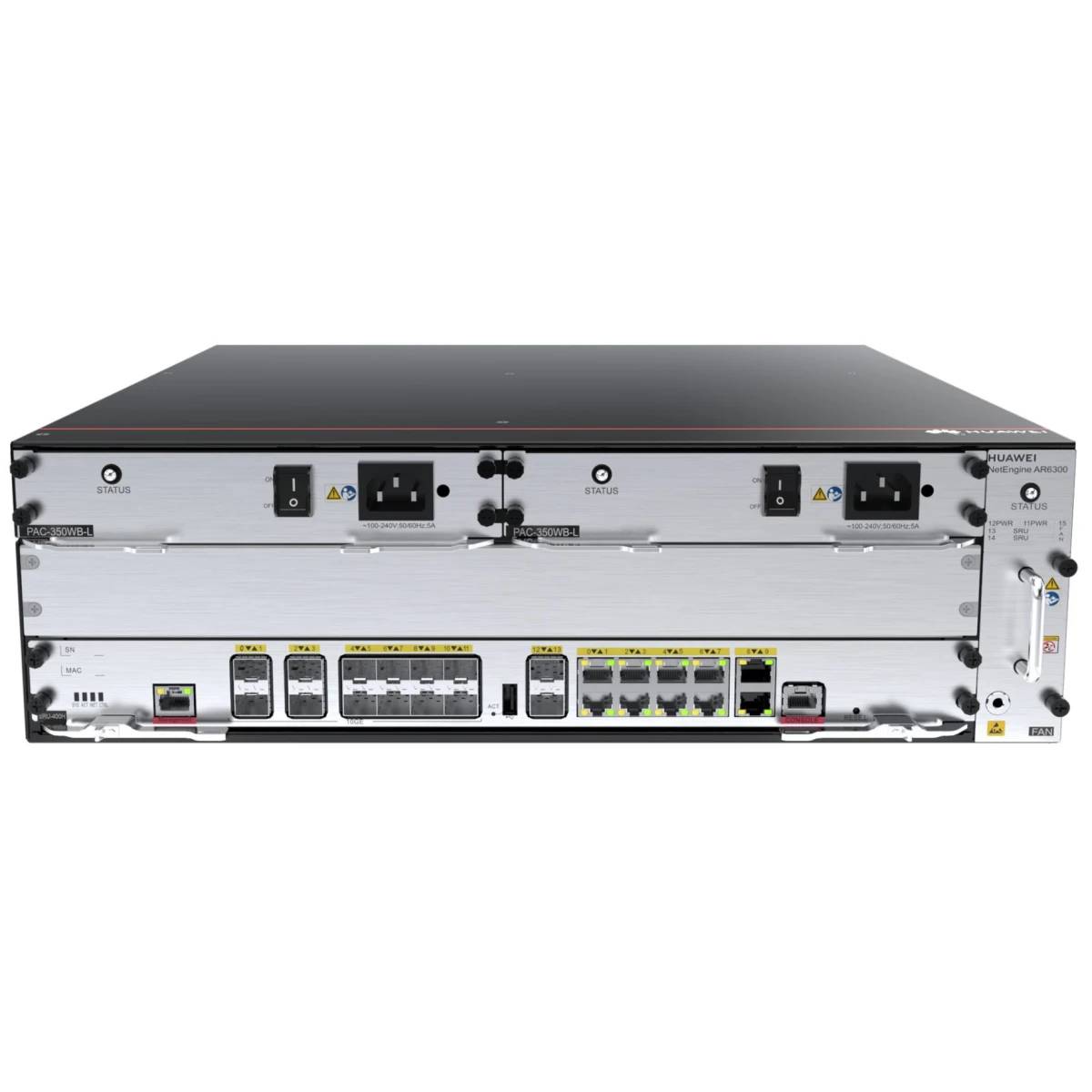 Роутер Huawei AR6300 2115640,10xLAN 1Gbps, 14xSFP+, WAN