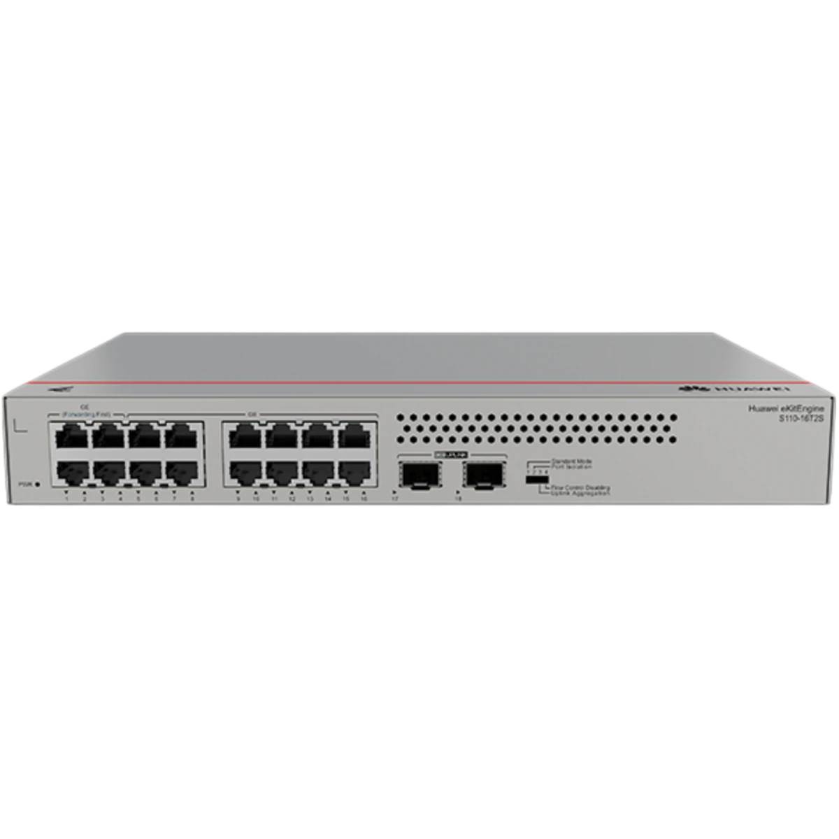 Коммутатор Huawei S110-16T2S, 16xLAN 1Gbps, 2xSFP