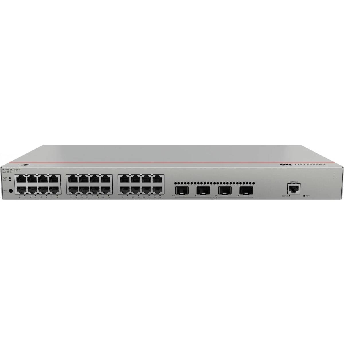 Коммутатор Huawei S220-24T4X, 24xLAN 1Gbps, 4xSFP+