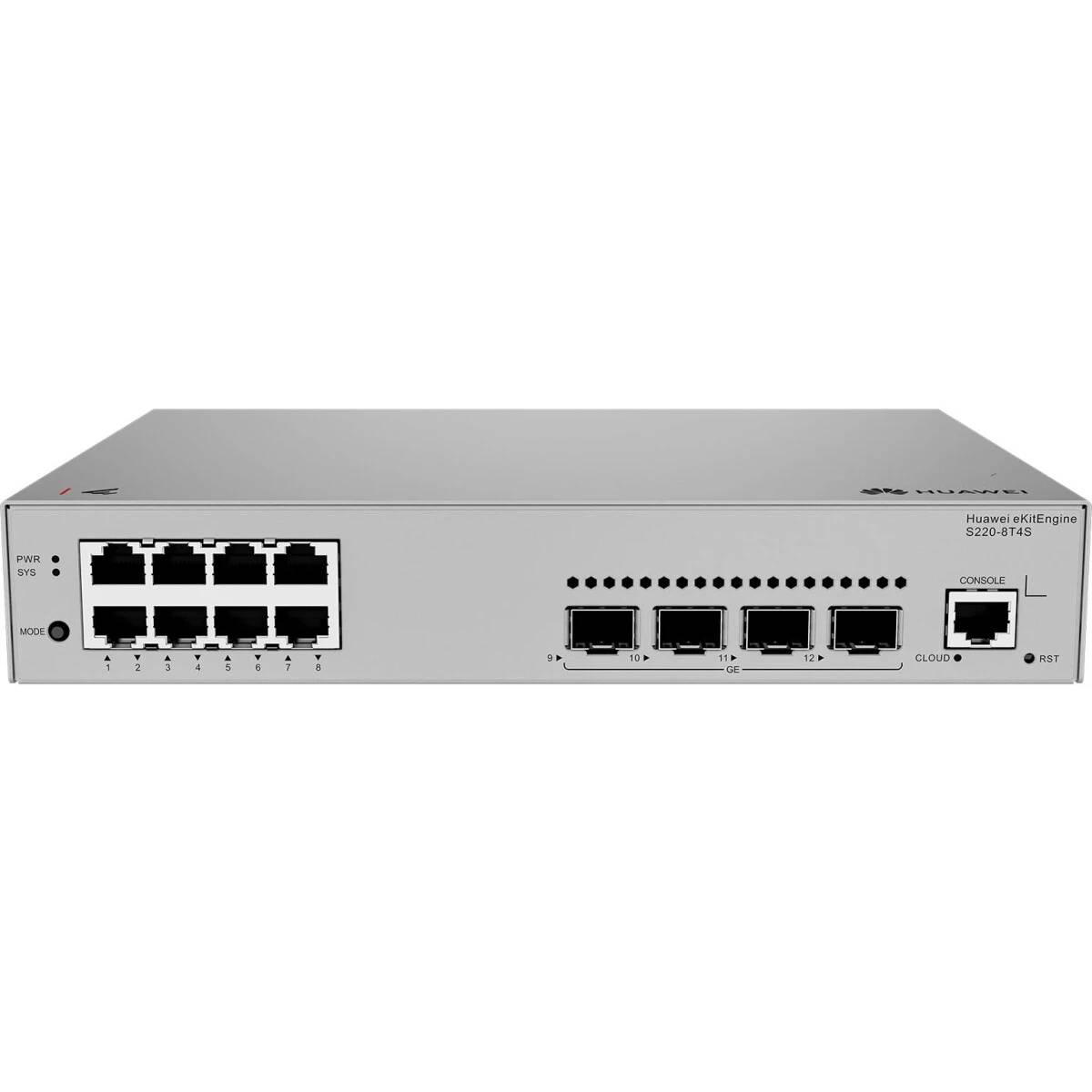 Коммутатор Huawei S220-8T4S, 8xLAN 1Gbps, 4xCombo