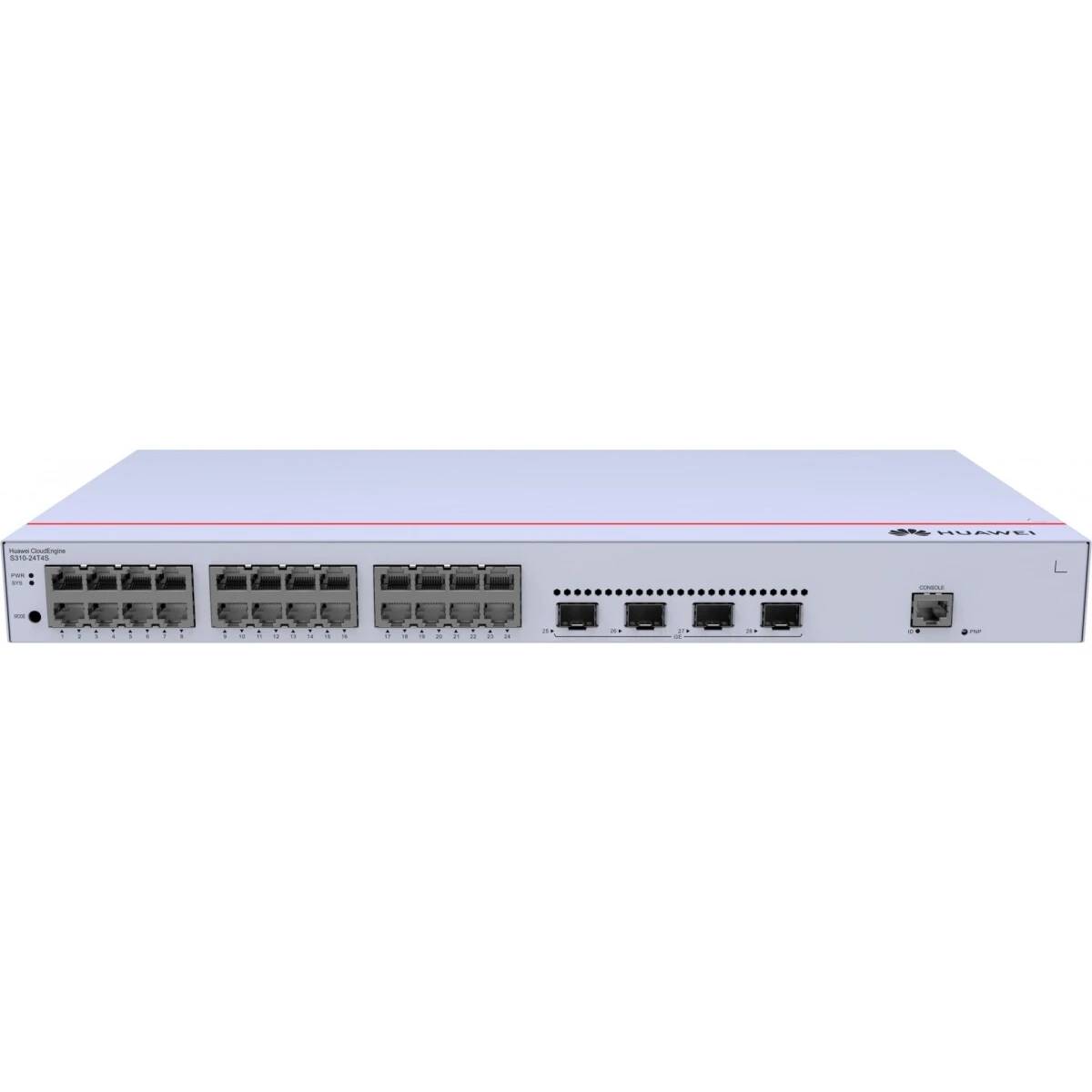 Коммутатор Huawei S310-24T4S, 24xLAN 1Gbps, 4xSFP