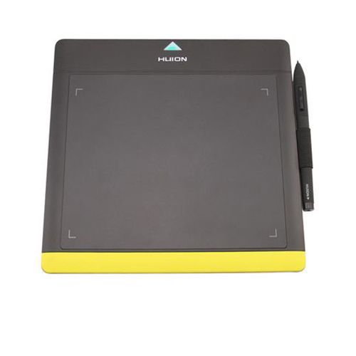 Графический планшет Huion 680TF, черный-желтый
