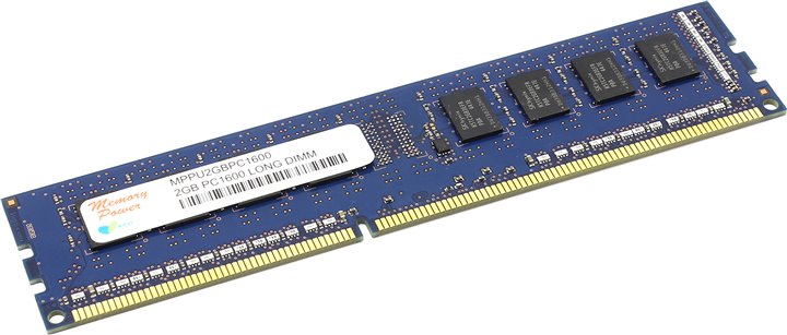 Оперативная память 2Gb Hynix, DDR III, PC-12800, 1600MHz
