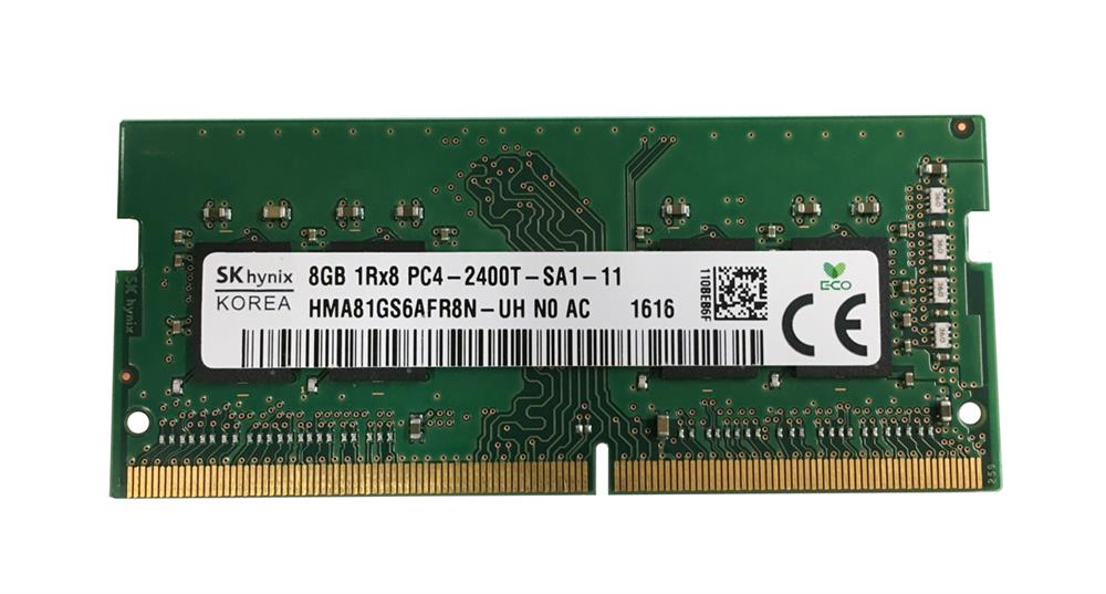 Оперативная память для ноутбука 8Gb Hynix HMA81GS6AFR8N-UH, SODIMM DDR IV, PC-19200, 2400MHz