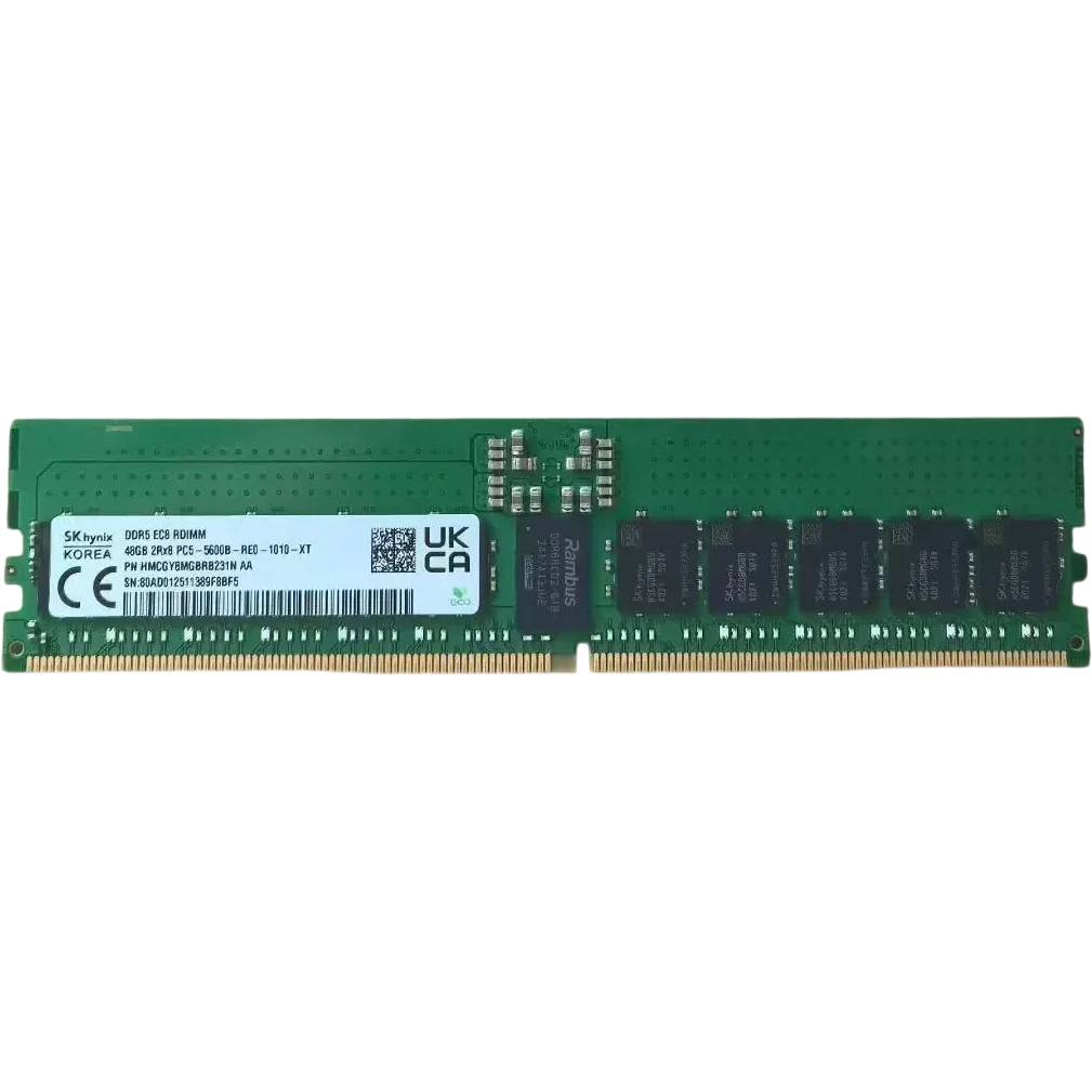 Серверная оперативная память 48Gb Hynix HMCGY8MGBRB231N, DDR V, PC-44800, 5600MHz, ECC