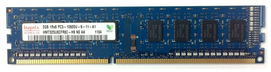 Оперативная память 2Gb Hynix HMT325U6CFR8C-H9, DDR III, PC-10600, 1333MHz