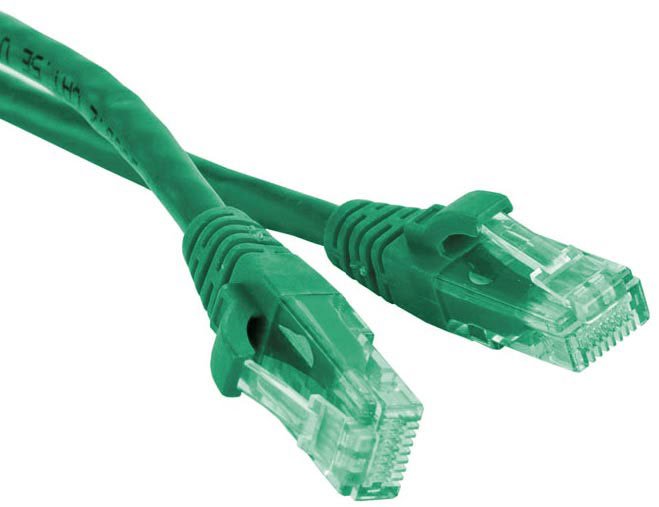 Патч-корд 0.15м, UTP cat.5e, Hyperline PC-LPM-UTP-RJ45-RJ45-C5e-0.15M-LSZH-GN, зеленый