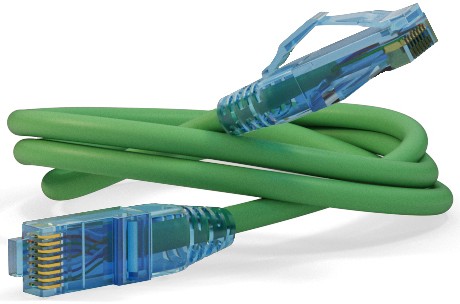 Патч-корд 0.5м, UTP cat.6, Hyperline PC-LPM-UTP-RJ45-RJ45-C6-0.5M-LSZH-GN, зеленый