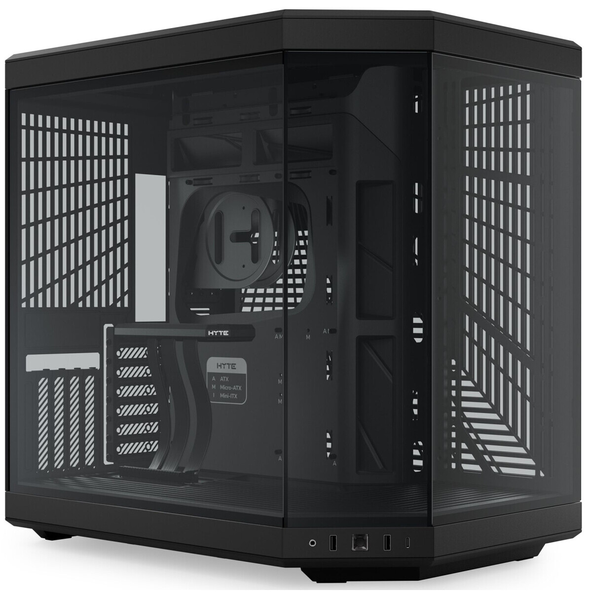 Корпус HYTE Y70 Pitch Black (CS-HYTE-Y70-B), без БП, E-ATX