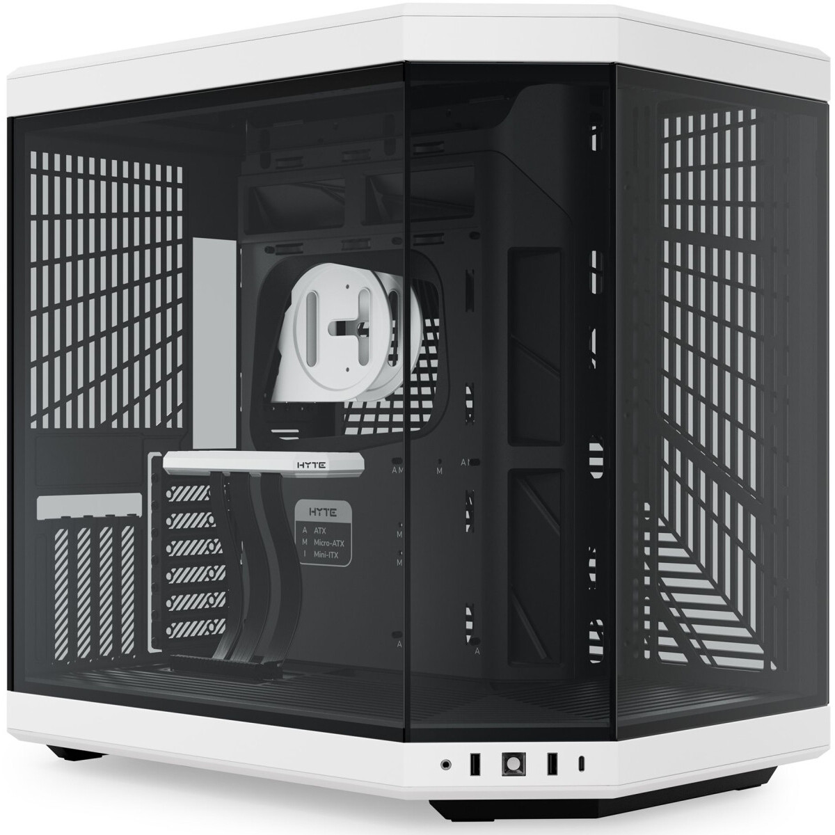 Корпус HYTE Y70 Panda (CS-HYTE-Y70-BW), без БП, E-ATX