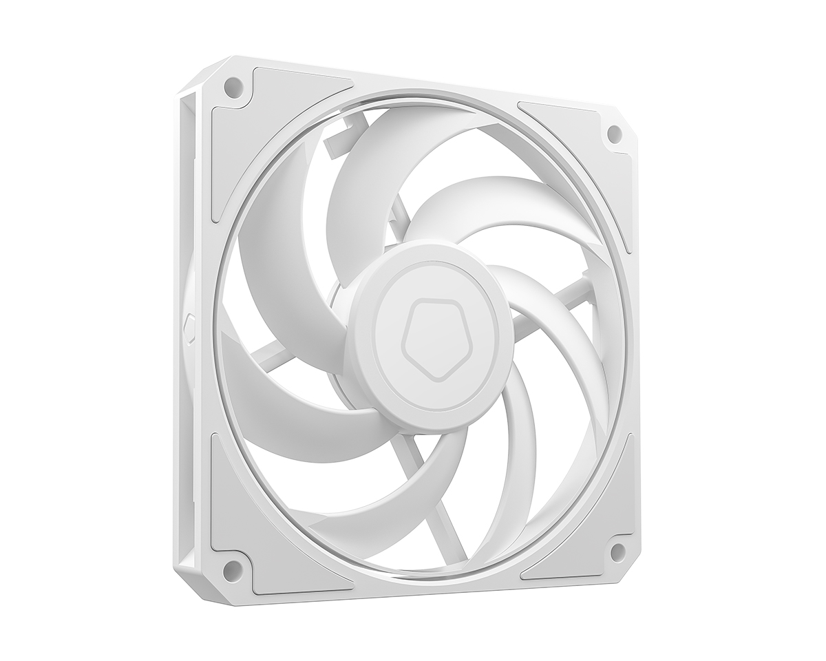 Вентилятор 12x12см ID-Cooling AM-120-SLIM White