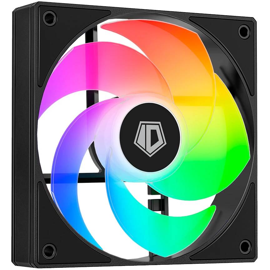 Вентилятор 12x12см ID-Cooling AS-120-ARGB-KR Black
