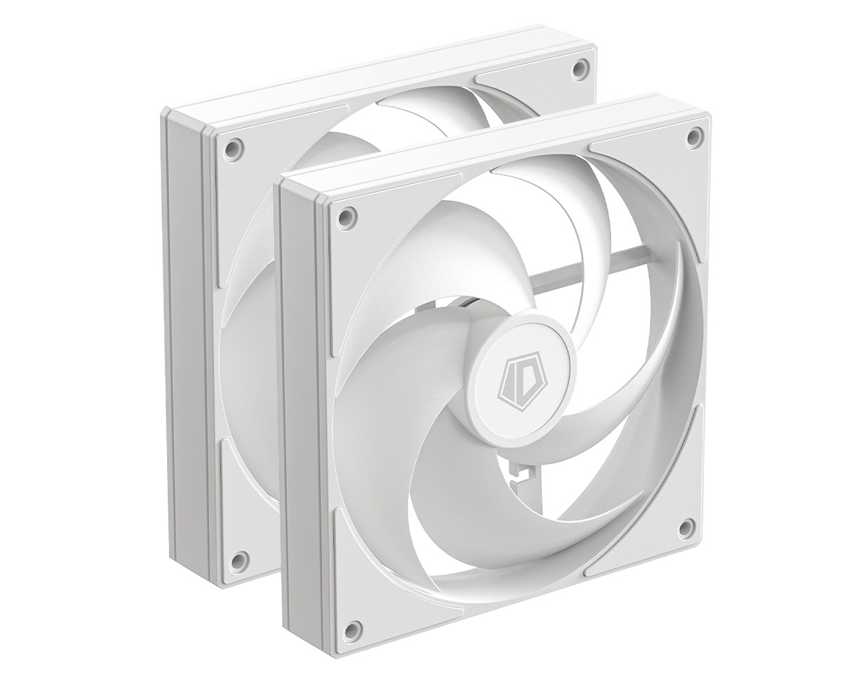 Вентилятор 14x14см ID-Cooling AS-140-W DUET White, 2шт